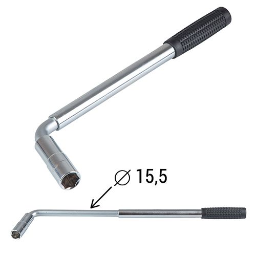 Ключ балонний 17мм  x 19мм (3/4")  телескоп посилений