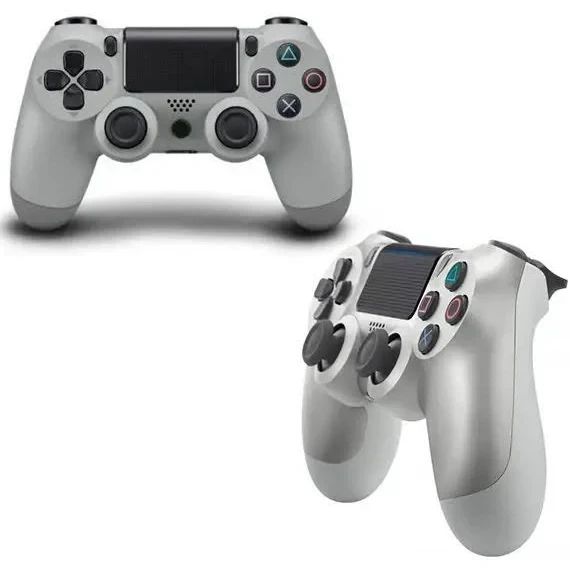 Багатофункціональний джойстик DualShock 4 для Sony PS4 V2 (Срібло) Bluetooth NEW