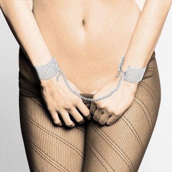 Браслети-наручники Bijoux Indiscrets срібні, OS Sex Aura | Зображення 3
