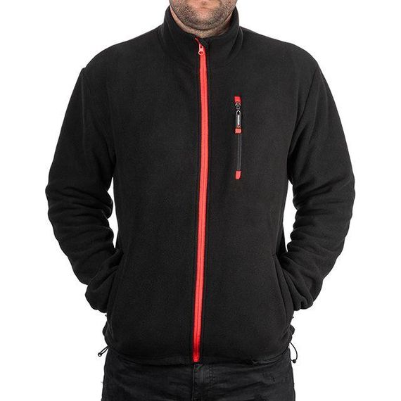 Куртка флісова, тканина поліестер, щільність 280 G, з кишенею на грудях і двома бічними, розмір S INTERTOOL1 | Зображення 3