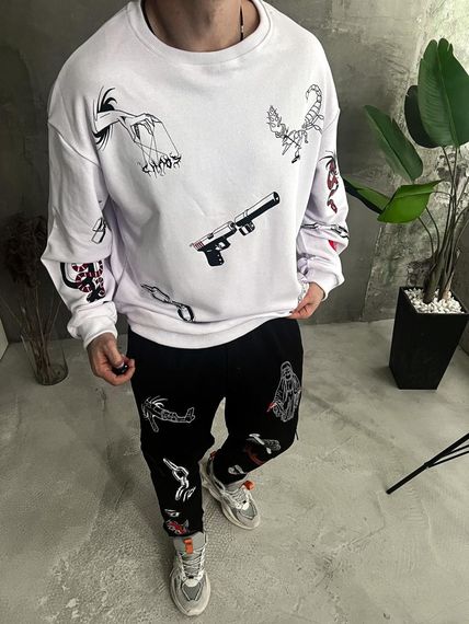 Костюм світшот штани ДТФ | Зображення 1