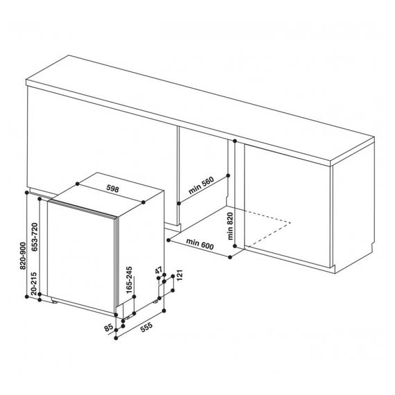 Посудомийна машина Whirlpool WIO3T133PLE | Зображення 2