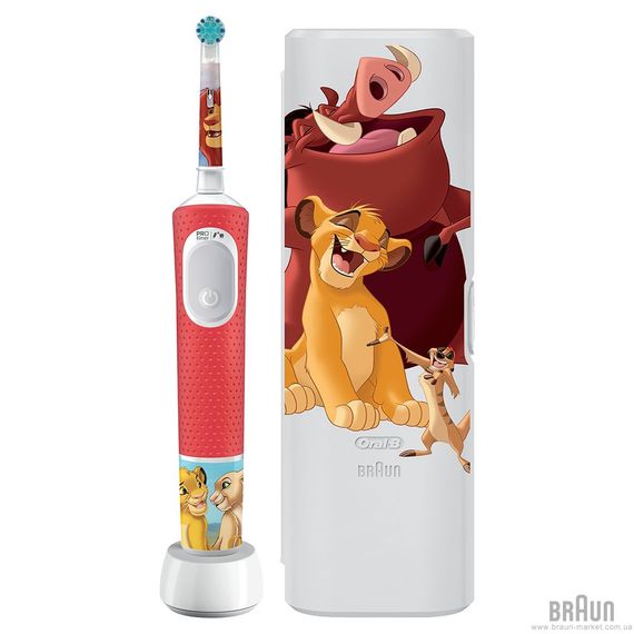 Електрощітка BRAUN Oral-B D103.413.2KX Lion King типу 3708 (3+) | Зображення 1
