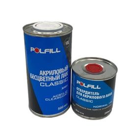Лак 2К 2:1 HS Classik Polfill 0.5 л