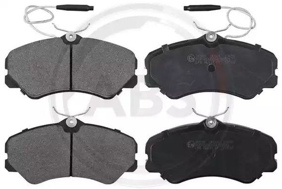 Колодки передні гальмівні 405/J5/A3/C25/Ducato/AR Series 85-99, A.B.S. (36589)