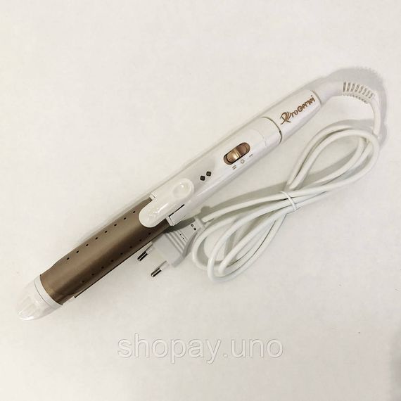 Плойка-праска для випрямлення волосся GEMEI GM-2961 30Вт, Плойка гофре для волосся PA-25 | Зображення 2