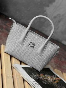 Женская сумка Miu Miu grey 4 ДЛ7329