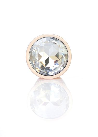 Анальна пробка - Jewellery Pearl Gold Plug Clear S Sex Aura | Зображення 1
