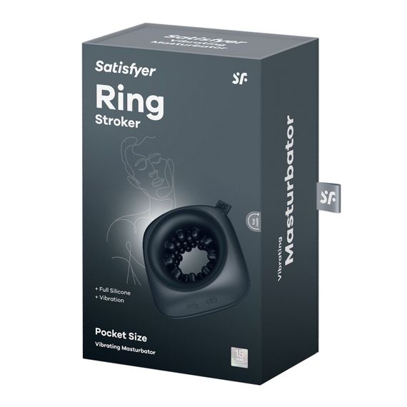 Мастурбатор Satisfyer Ring Stroker, 12 режимів вібрації, універсальний, компактний | Зображення 5
