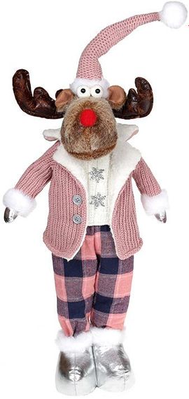 New Years elk boy мягкая игрушка 28х18х78см