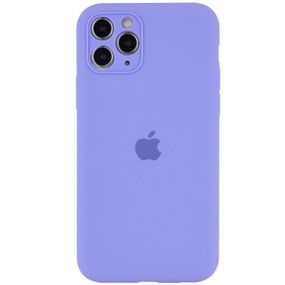 Чехол Silicone Case Full Camera Protective (AA) для Apple iPhone 12 Pro Max (6.7") Сиреневый / Dasheen