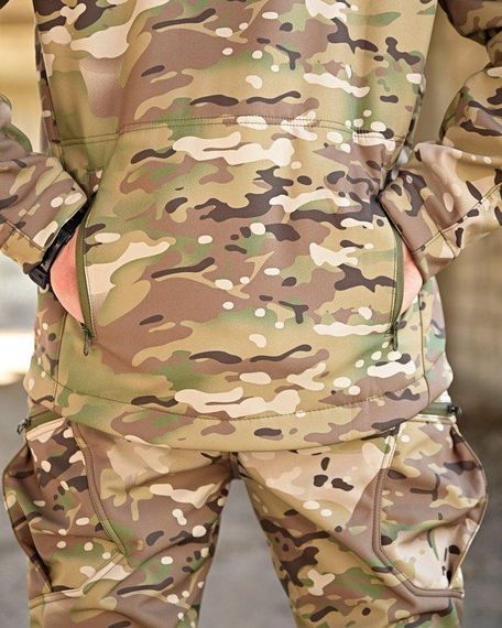 Демісезонна куртка софтшел TENNESI мультикам ПП7972 | Зображення 6