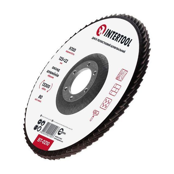 Диск шліфувальний пелюстковий INTERTOOL BT-02101 | Зображення 2