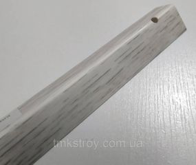 Угол ПВХ 20×20 длина 2,7м разных цветов Клен белый