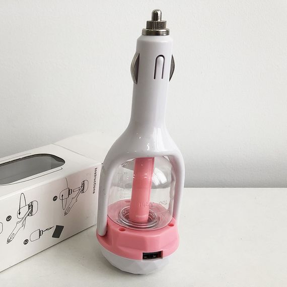 Зволожувач повітря авто, зволожувач повітря автомобільний Air Purifier BA-3. Колір: рожевий NM-94 | Зображення 4