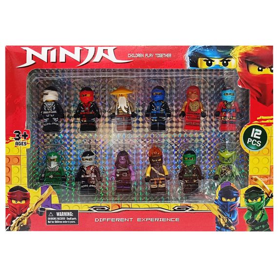 Детcкий игровой набор фигурок "Ninja" 22636, 12 фигурок
