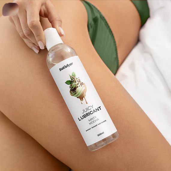 Лубрикант на водній основі Satisfyer Juicy Lubricant Minty Mocha water based 300 мл | Зображення 6