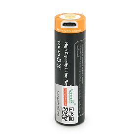 АКБ 18650 Li-Ion Vapcell P1835A, 3500mAh, 10A, 3.6V (2.5-4.2V), Micro USB