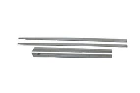 Молдинг дверні (4 шт, нерж) для Mitsubishi L200 2015↗ рр.