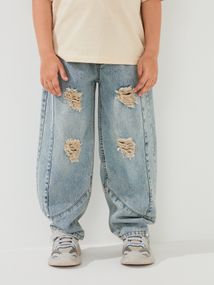Джинси для дівчинки Dinomin WG0009 140 см Блакитний shop (2000999506147)
