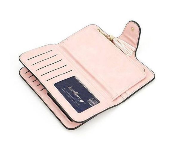 Женский кошелек для денег Baellerry N2341 Розовый