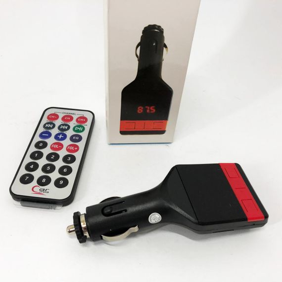 Авто-трансмітер з функцією Bluetooth Fm-04, Автомобільний модулятор в машину, Модулятор для автомобіля MK-96 | Зображення 1