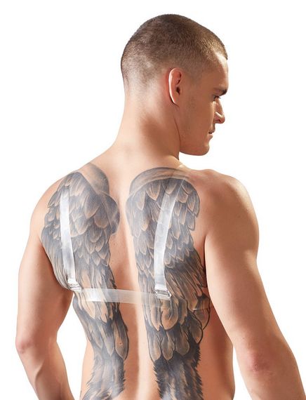 Накладная силиконовая грудь Cottelli Collection на бретелях, бежевая, 2 х 600 г sexstyle | Зображення 6