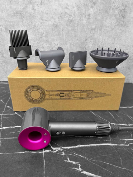 Фен 4в1 Dyson Supersonic Limited Edition для укладання волосся, Фен Dyson Premium   знижка | Зображення 1