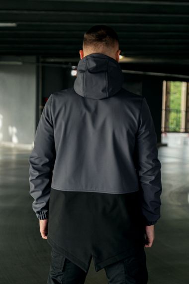 Куртка softshell Intruder "Citizen" сіро-чорна | Зображення 3