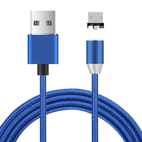 Магнітний кабель Ninja USB 2.0/Micro, 1m, 2А, індикатор заряду | Зображення 1