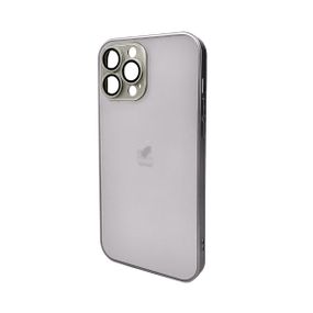 Чохол для смартфона AG Glass Matt Frame Color Logo for Apple iPhone 13 Pro Max Titanium Grey