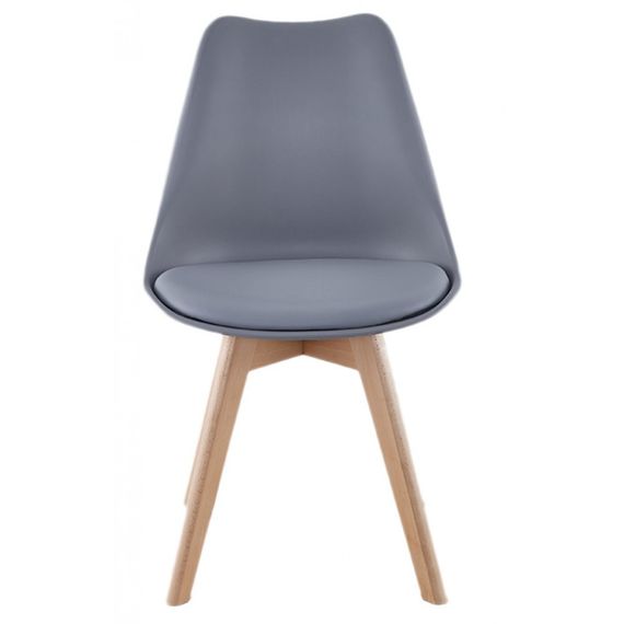 Крісло (стілець) для кухні обіднє Bonro Бонро BN-487 сіре (42300183) | Зображення 1