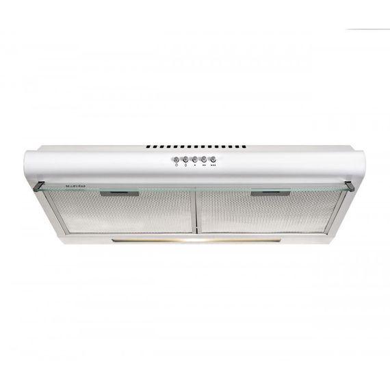Двомоторна плоска витяжка кухонна біла Ventolux ROMA 60 WH 2M LUX | Зображення 1