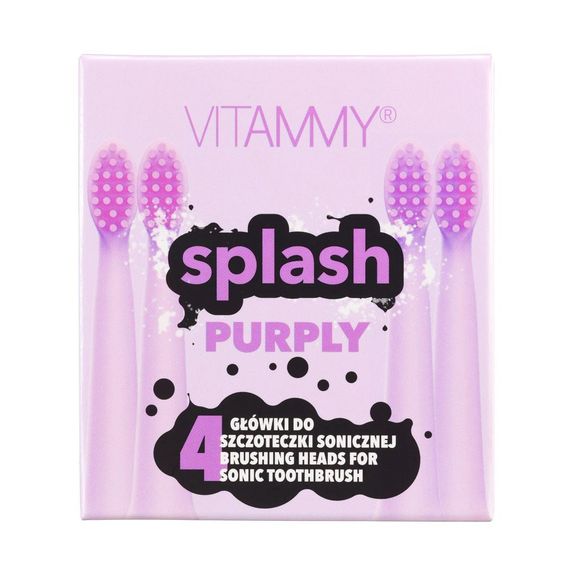 Насадки на електрощітку VITAMMY Splash purply, пурпурні | Зображення 1