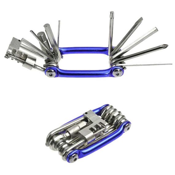 Багатофункціональний велосипедний ключ BG-2121 Мультитул 11 предметів | Зображення 8