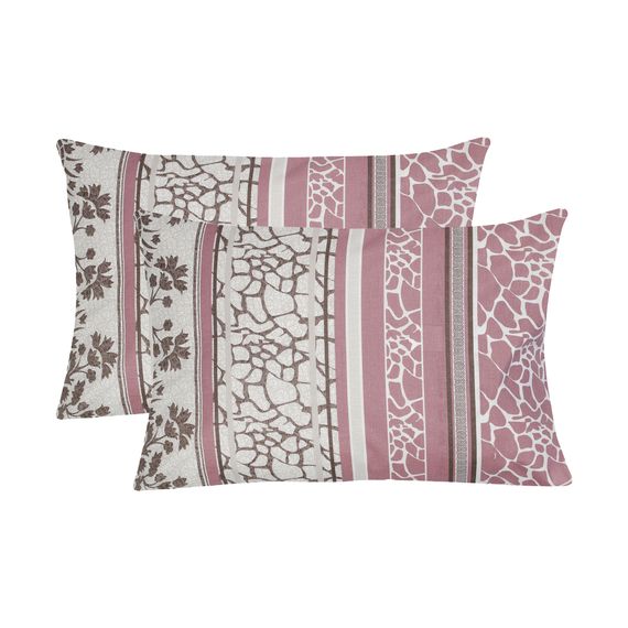 Набір наволочок Home Line 65468 Україна 50x70  Бавовна Рожевий, Принт