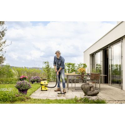 Пылесос строительный Karcher аккумуляторный WD 2-18, 18V, 12л (без АКБ и ЗУ) (1.628-500.0) | Зображення 11
