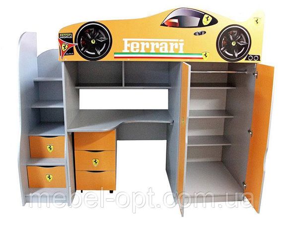 Дитяче ліжко-горище Bed-Room №1 Police, спальне місце 1700х800 | Зображення 3