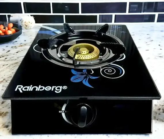 ОЧЕНКА! Газова плита таганок Rainberg RB-2230 на 1 конфорку (Плохе паковання, Немає скла 3510) | Зображення 4