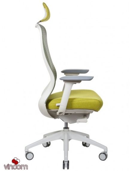 КРЕСЛО KRESLALUX IN-POINT (LIGHT Gray  M68002) ЭРГОНОМИЧНОЕ | Зображення 2