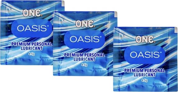 Пробник/Лубрикант ONE Oasis на водній основі, 4,5 мл | Зображення 1