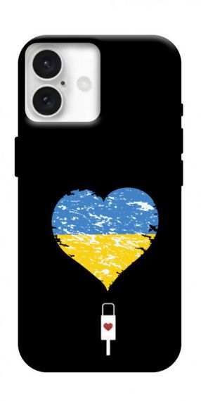 Чохол з картинкою З Україною в серці для Apple iPhone 16 Plus