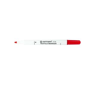 Маркер Textile 2739 2 мм червоний Centropen (6315)