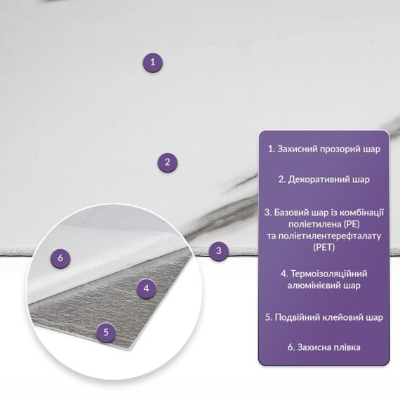 Самоклеюча стінова PET плитка 600х300х2мм SW-00001672 | Зображення 1