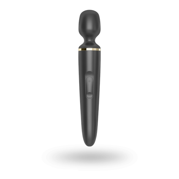 Вібромасажер Satisfyer Wand-er Woman (Black/Gold), водонепроникний, потужний, розмір XXL | Зображення 4