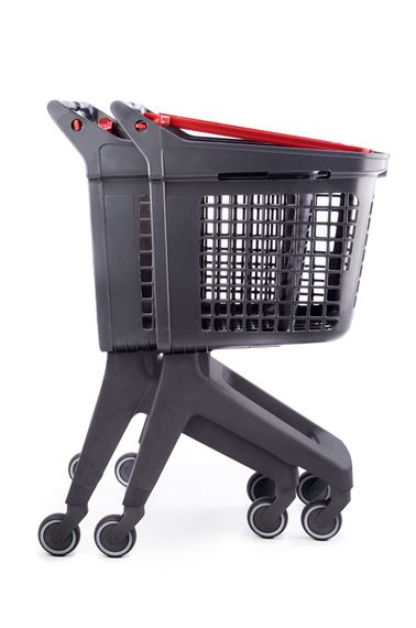 Покупательская тележка Shopping Basket UP.80 красная, 80л, Испания, Красный | Зображення 2