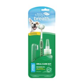 Набор для ухода за зубами собак малых пород TropiClean Fresh Breath Oral Care Small Dog Kit