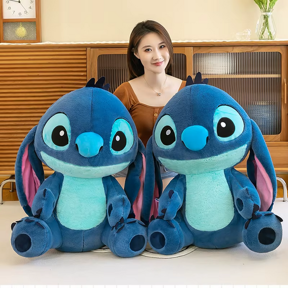 Плюшевий сидячий Стіч іграшка-обіймашка 52 см, з мультфільму Ліло та Стіч | Зображення 8