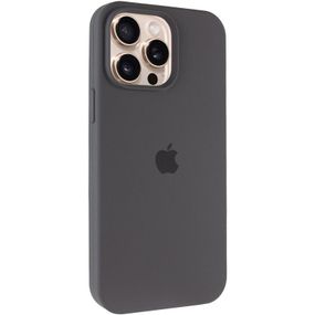 Чохол Silicone Case Full Protective (AA) для Apple iPhone 14 Pro (6.1") Сірий / Dark Gray