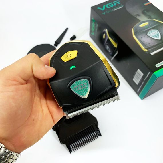 Классная машинка для стрижки волос VGR V-910, Профессиональная машинка для стрижки головы XU-74 | Зображення 5